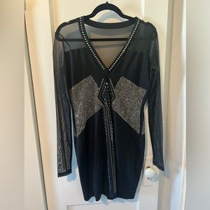 Classy Embellished Bebe Dress